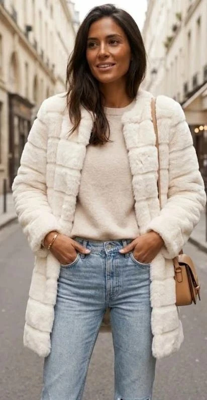 Veste fourrure Zara